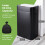 Tower Tower Ozone Sensor Bin, 60L, Hands Free Opening, Carbon Filter, Black T938023BLK 4