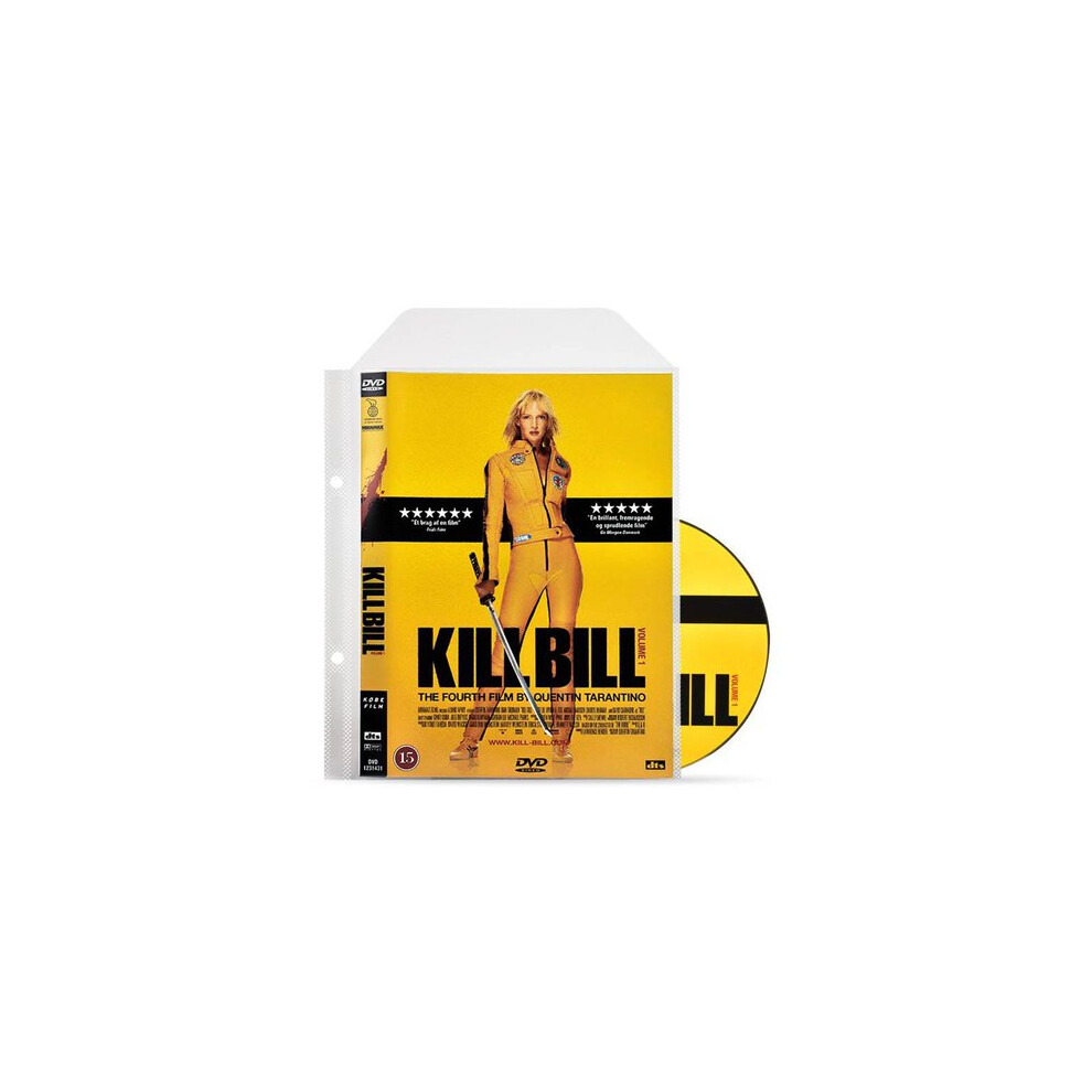 3L / Djois Dvd Sleeves For Dvd Storage With Binder Holes Pack 100