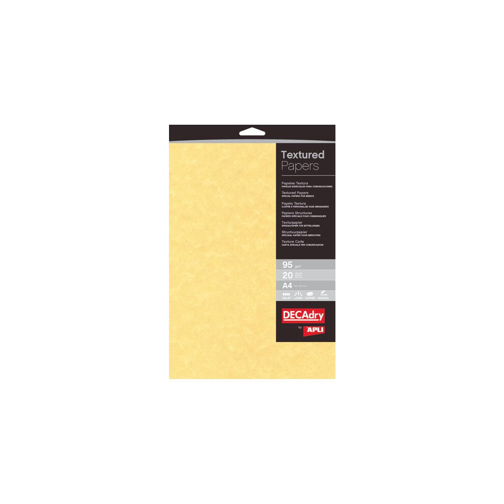 Decadry A4 Parchment Paper 95Gsm Gold Pack Of 100