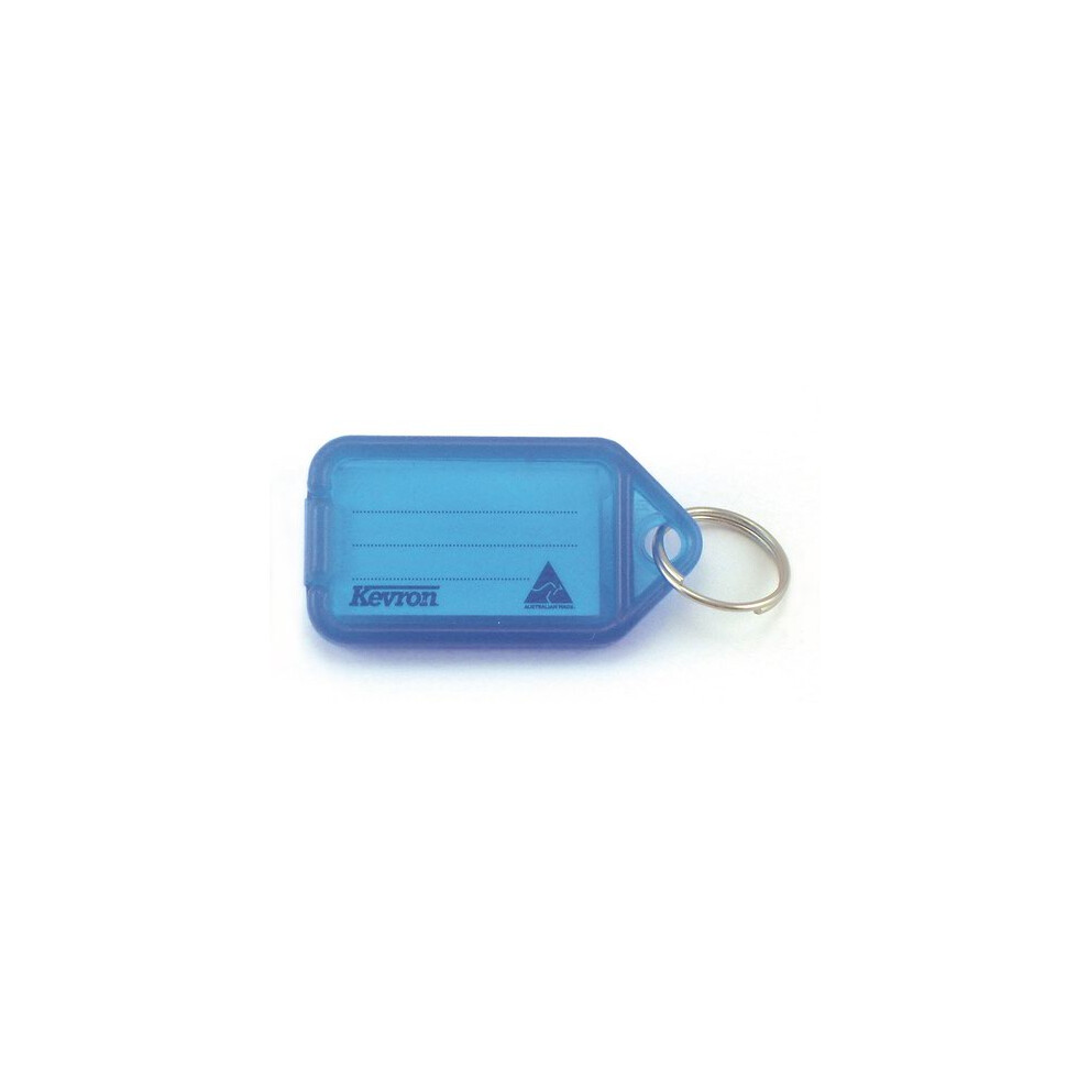 Kevron 56X30mm Keytags Blue Display Pack Of 100 9314221000963