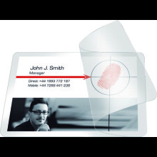 Pelltech Self Laminating Cards 54x86mm Pack of 100
