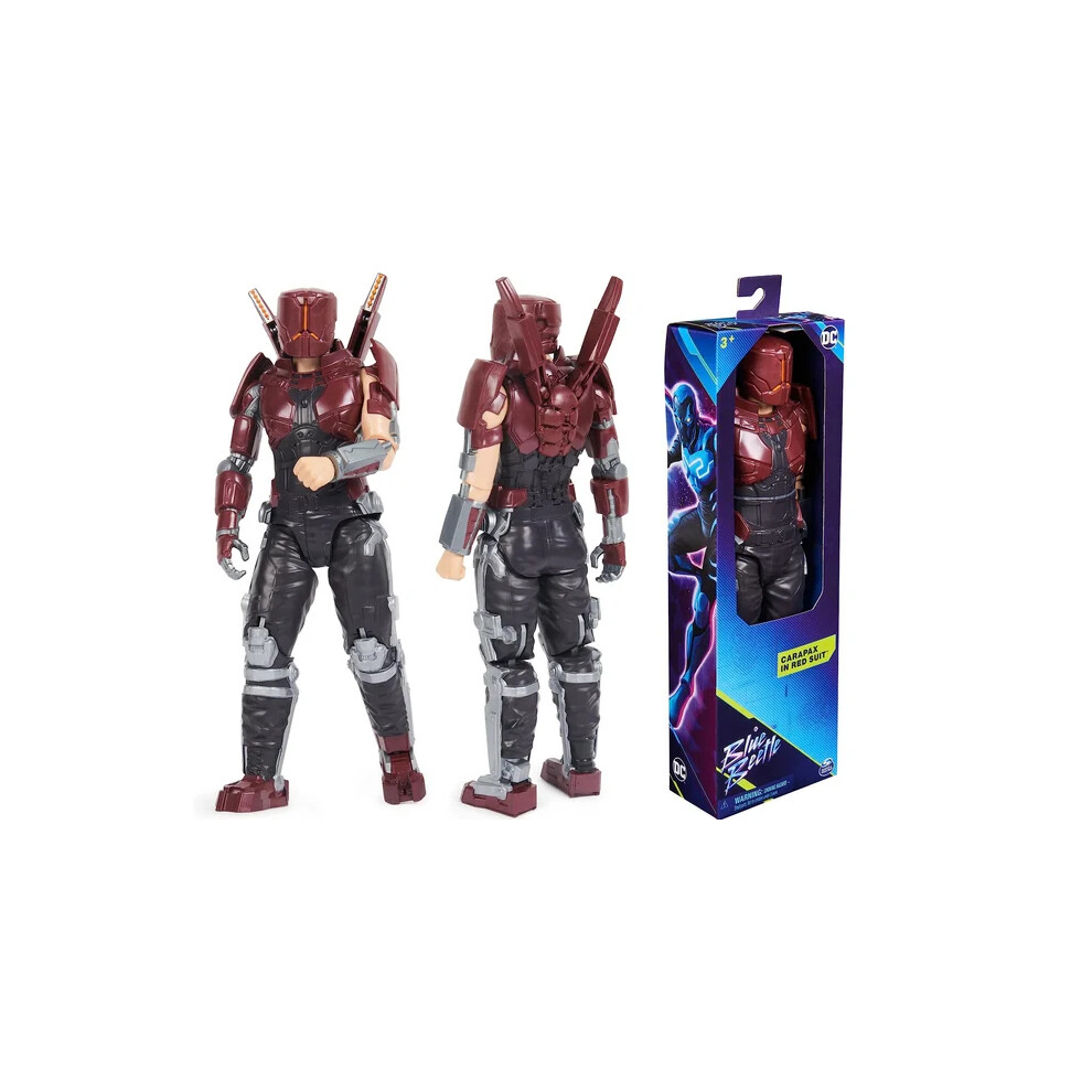 CARAPAX RED SUIT HERO MODE 12" BLUE BEETLE 30cm Action Figure