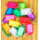 Kevron 56x30mm Keytags Assorted Colours Display Pack of 100 4