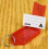 Kevron 56x30mm Keytags Red Display Pack of 100 4
