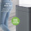 Tower Tower Ozone Sensor Bin, 60L, Hands Free Opening, Carbon Filter, Grey T938023GRY 8