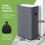 Tower Tower Ozone Sensor Bin, 60L, Hands Free Opening, Carbon Filter, Grey T938023GRY 4