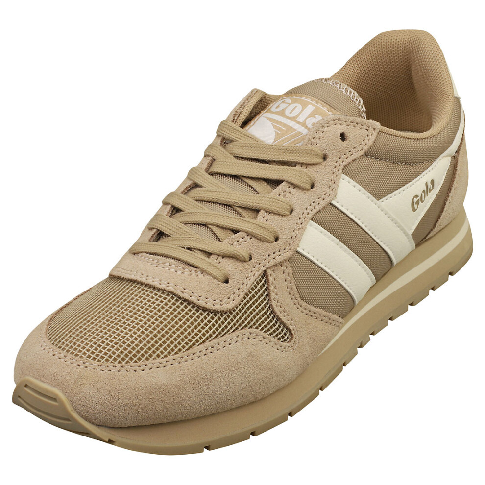 Gola Daytona 88 Womens Fashion Trainers In Bone Off White - 3 Uk