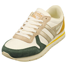 (4) Gola Daytona Quadrant Womens Fashion Trainers in Off White Multicolour