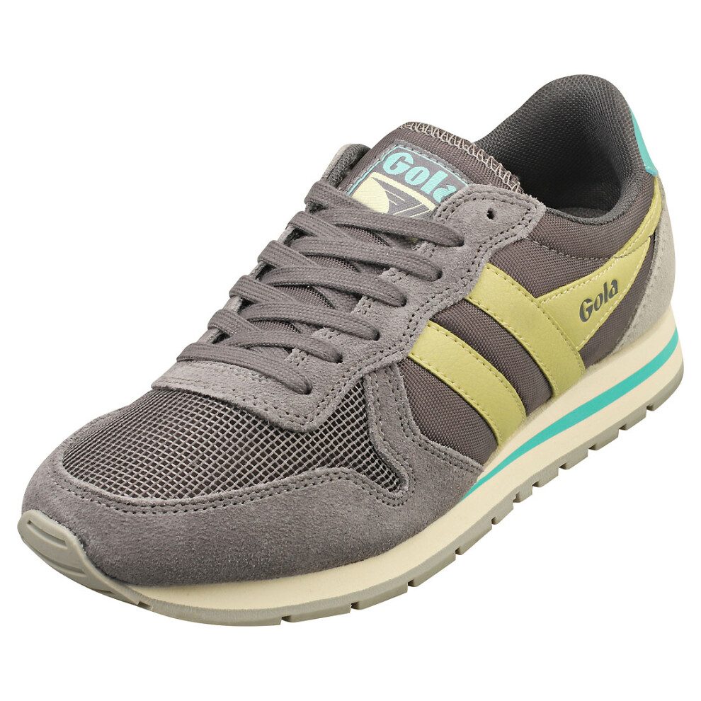 (5) Gola Daytona Womens Casual Trainers in Ash Lemon