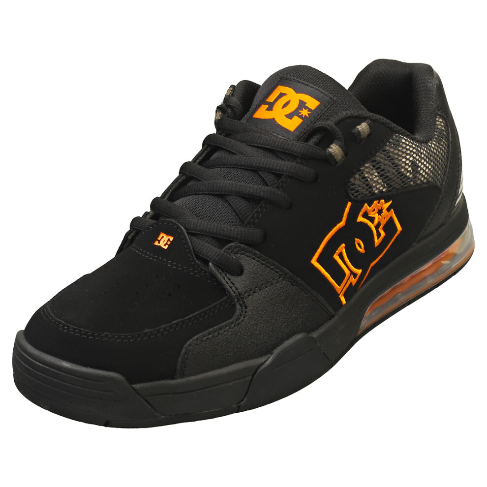 (9) DC Shoes Versatile Mens Skate Trainers in Black Orange