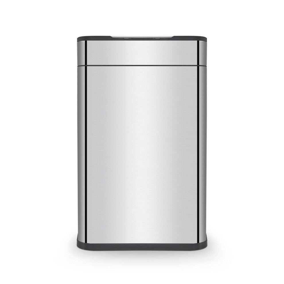 Tower Ozone Sensor Bin, 60L, Hands Free Opening, Carbon Filter, Stainless Steel T938023ss