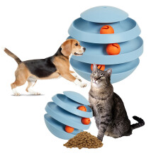 Interactive Orbit Ball Food Dispenser Feeder Puzzle Play Training Ball Dog Cat