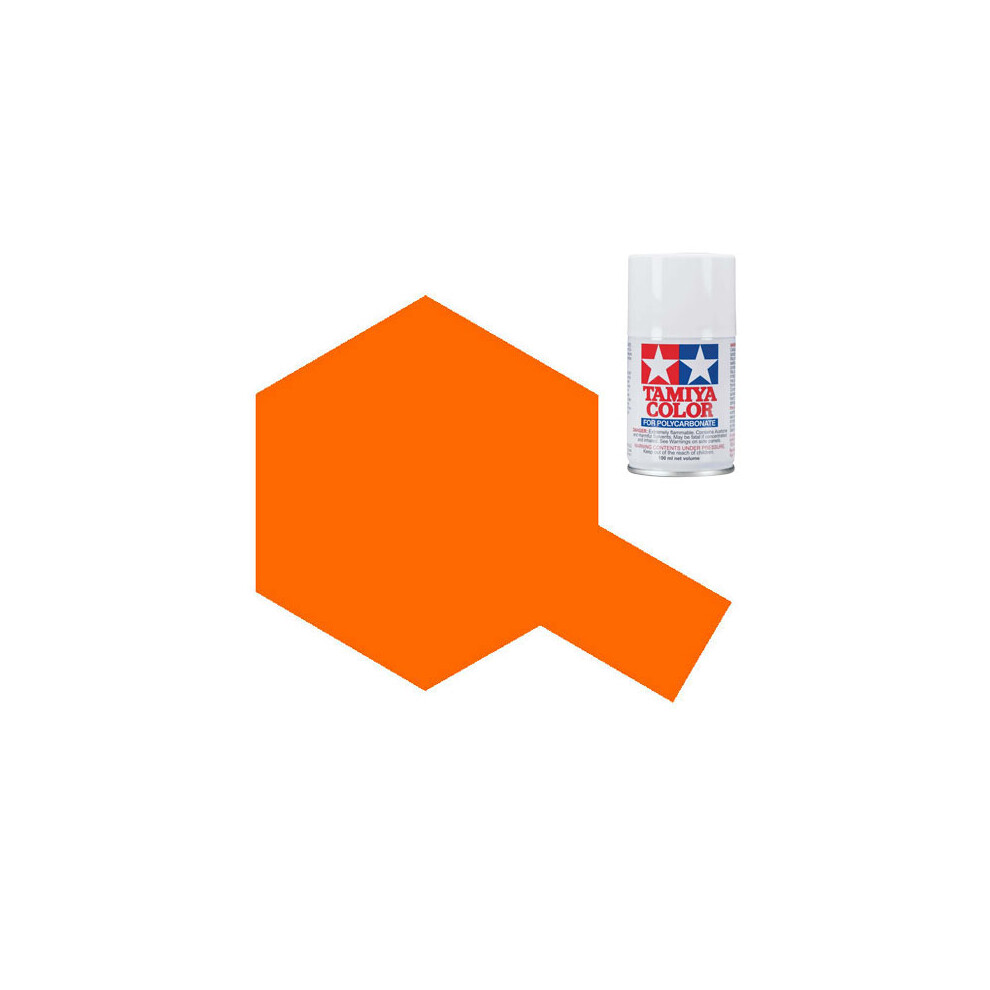 Tamiya Ps-43 Translucent Polycarbonate Spray Paint 100Ml Rc Car Body Orange