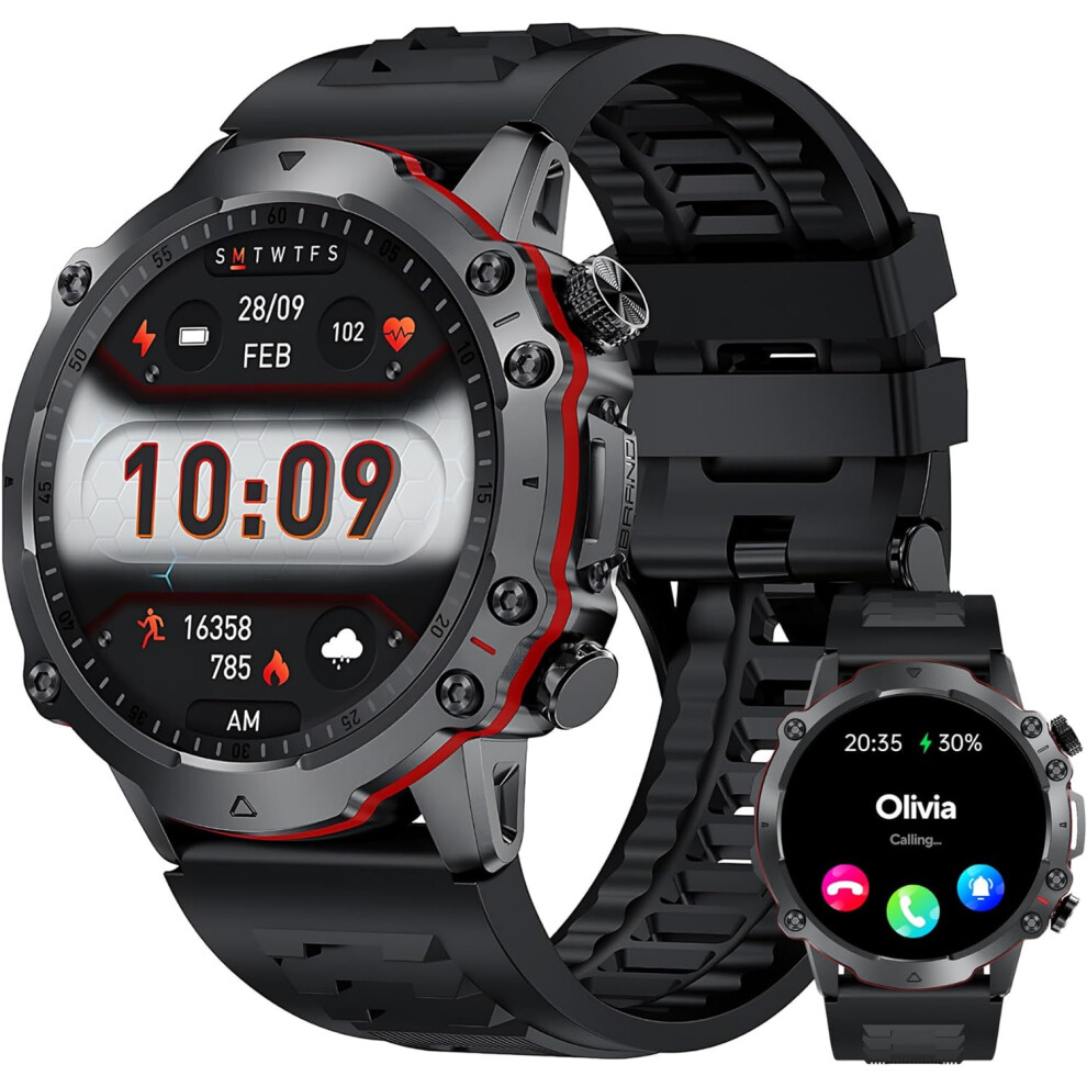 Chronus AMOLED Smartwatch - 100+ Sports, Waterproof, HR Monitor