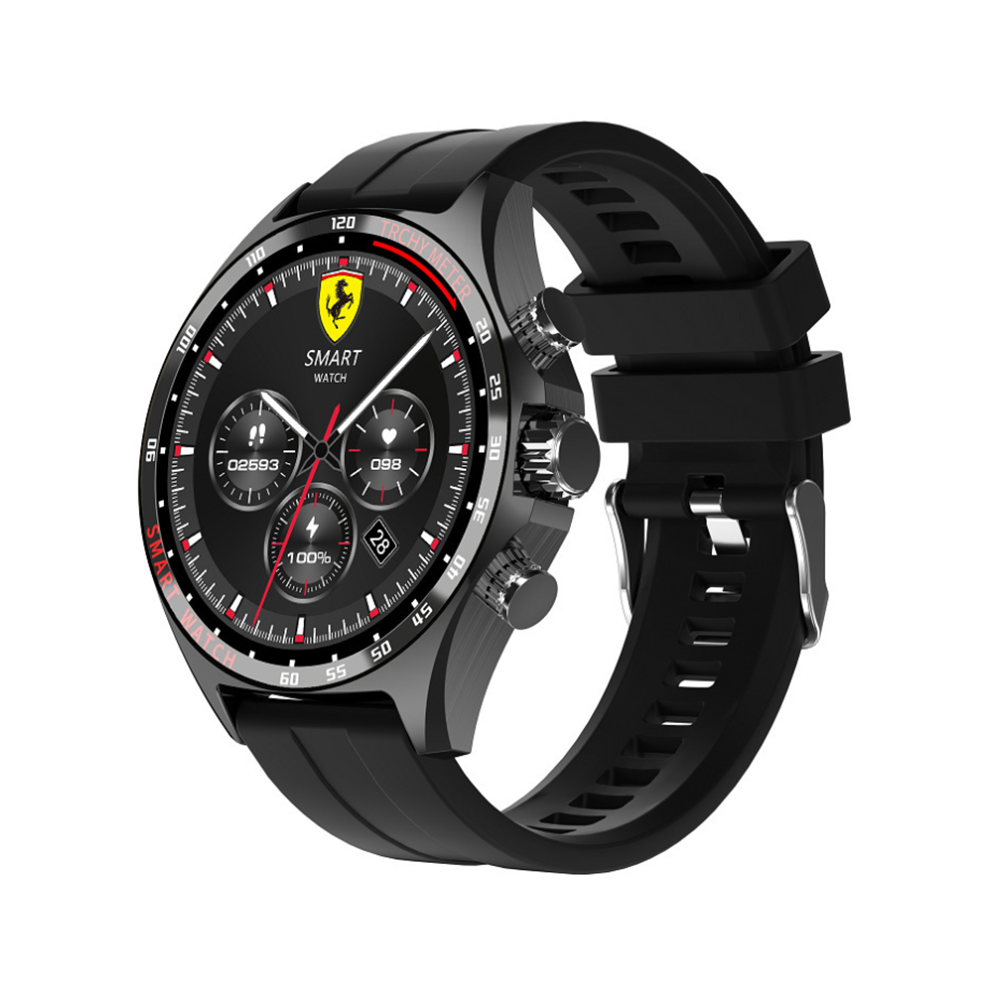 Chronus Smartwatch With Bluetooth Calling, Health Tracking, Sos Feature, And Music Playback(Black) Black 6976918004819