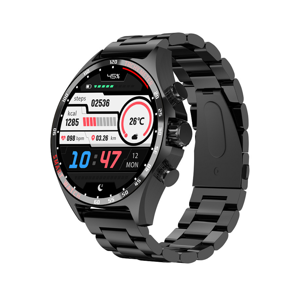 Chronus Smartwatch With Bluetooth Calling, Health Tracking, Sos Feature, And Music Playback(Black) Black 6976918004857