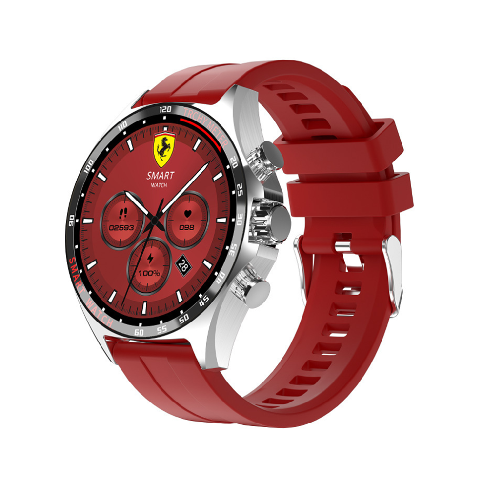 Chronus Smartwatch With Bluetooth Calling, Health Tracking, Sos Feature, And Music Playback(Red) Red 6976918004826