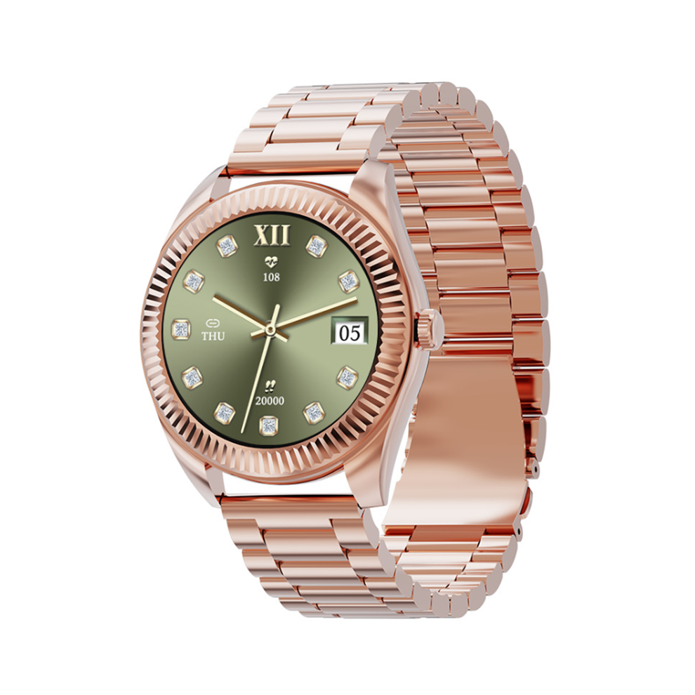 Chronus Smartwatch With 1.19” Amoled Display, Bluetooth Calling, Fashionable Design, And Sports Tracking(Pink) Pink 6976918004871
