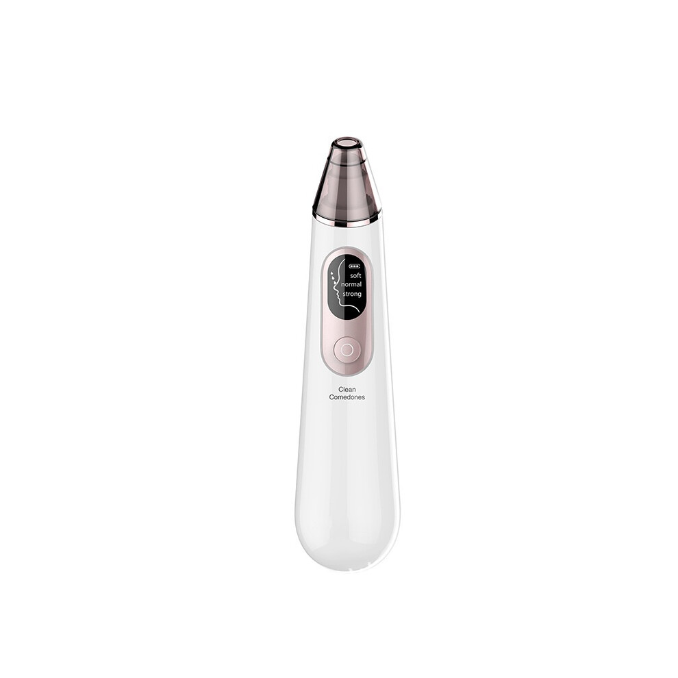 Chronus White Electric Pore Vacuum Blackhead Remover: 4 Probes, 3 Cleaning Modes, Rechargeable Facial Acne Tool(White)