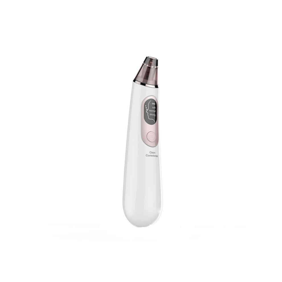 Chronus White Blackhead Remover Vacuum: 4 Probes, 3 Modes, Rechargeable Pore Cleaner For Effective Acne Treatment(White)
