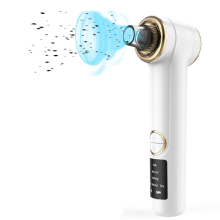 Blackhead remover pore vacuum cleaner, remover vacuum pore cleaner with heat function, facial pore cleaner(white)