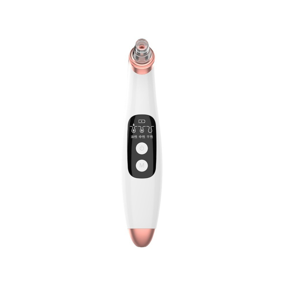 Chronus White Electric Blackhead Extractor Tool With Smart Vacuum And Camera - Acne Remover Pore Cleaner(White)