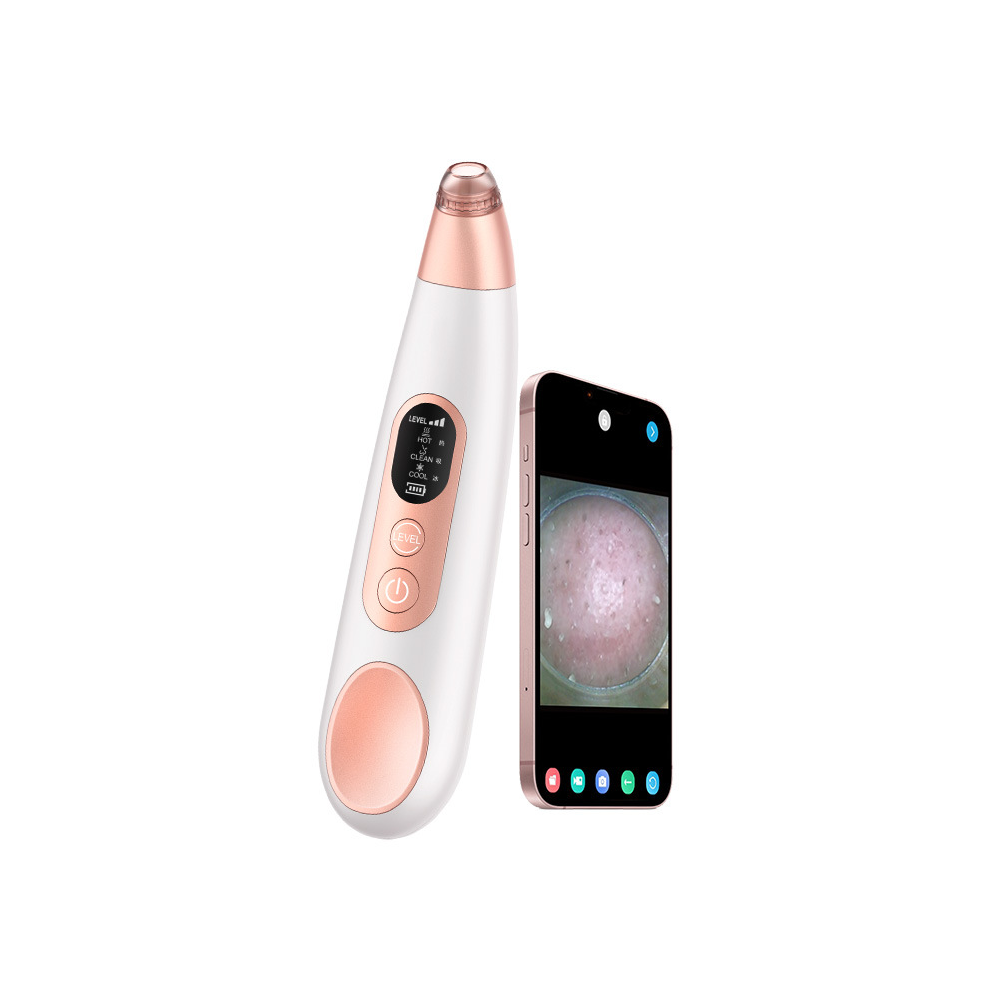 Chronus Blackhead Remover - Blackhead Remover Pore Cleaner For Men And Women, Usb Pore Vacuum Cleaner, 3 Adjustment Modes(White)