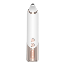Chronus Blackhead Remover Visible Facial Pore Cleanser with Button Camera with 3 Suction Heads Rechargeable Electric Suction Head Tool(white)