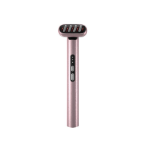 7 in 1 facial anti-wrinkle massager, red light therapy device with heat therapy, micro current, LED beauty wand(pink)