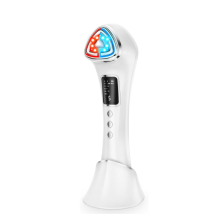 Facial Device-Hot/Cold Care, RF, Ion, EMS Lift, Eyes, Mouth, Face Care, Pores, Unisex, Home Use(white)
