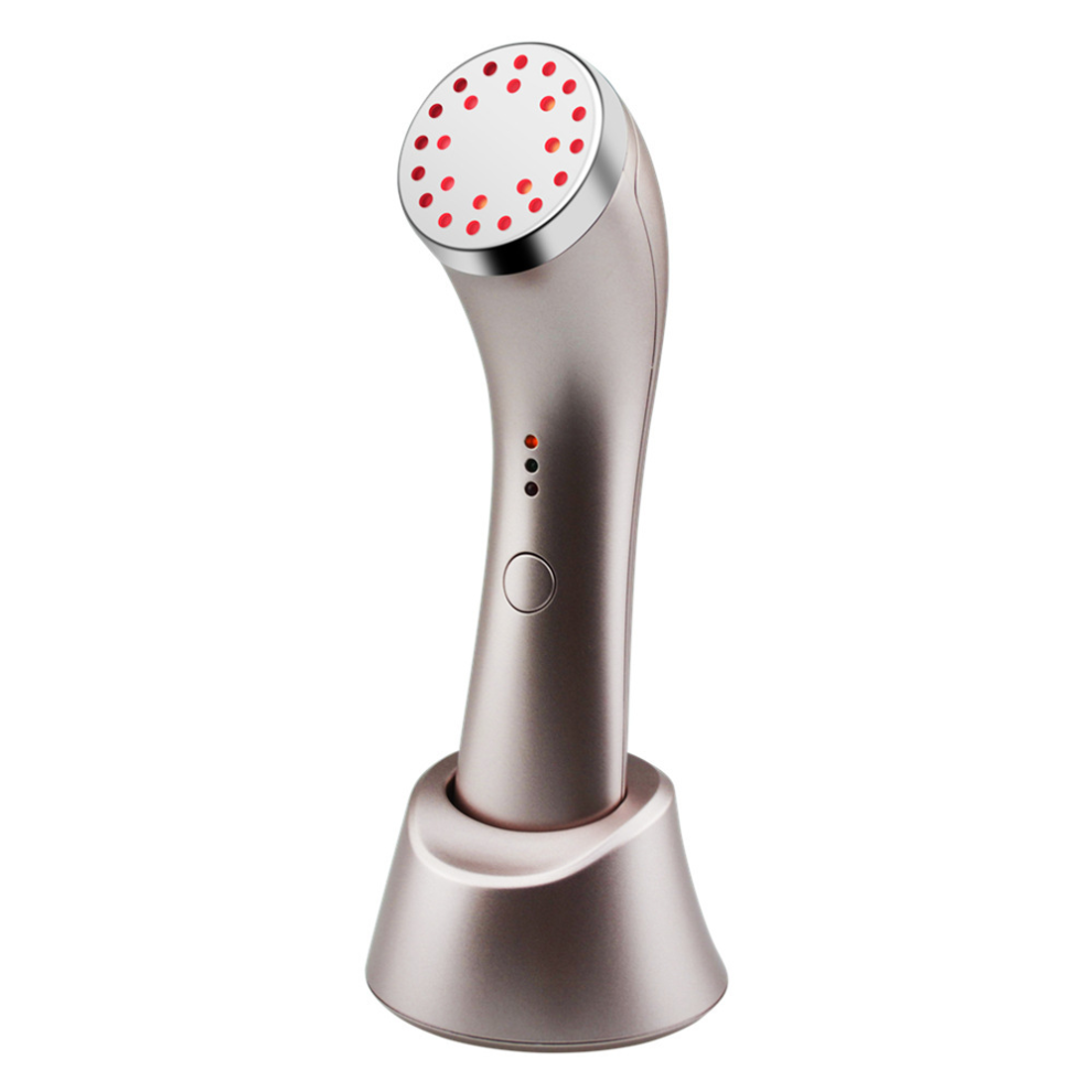 Chronus Skin Rejuvenation Facial Device With Thermal, Salon-Grade At-Home Facial Spa For More Glowing And Radiant Complexion(Gold)