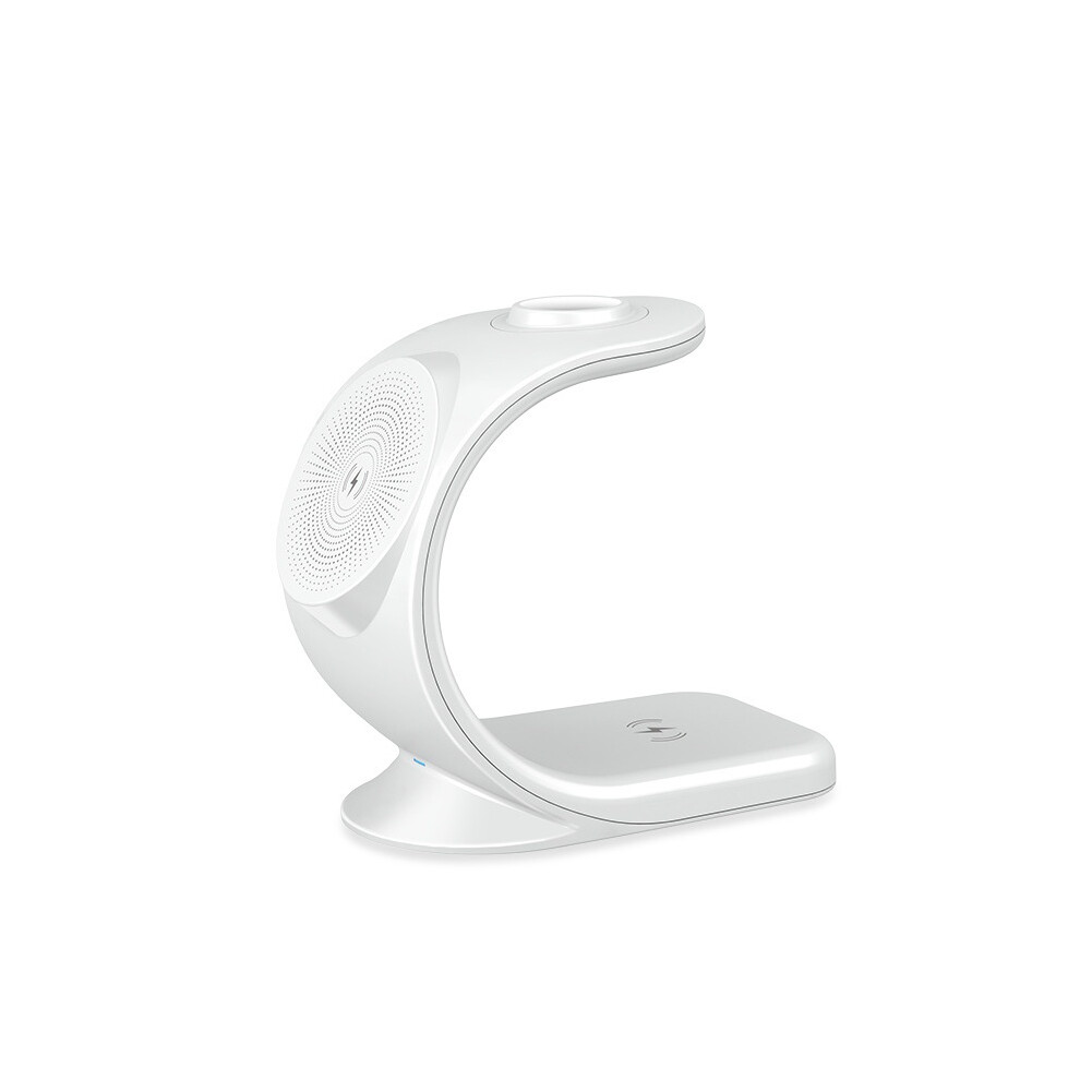 Chronus Compatible Apple Watch Charger, 3-In-1 Wireless Charger, Iphone Magsafe Charger, Magnetic Apple Watch, Charger, Rapid Charger(White) White 6976918005427