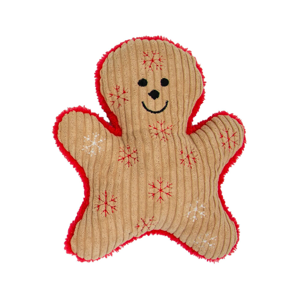 Ancol Ginger George Dog Toy Squeaker For Interest Small Dogs & Puppies