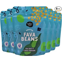The Honest Bean Co Roast Fava Bean High Protein Snack, 120 g (Pack 6)