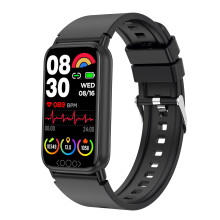 (Black) Blood Glucose Monitor Health Smart Watch Men ECG PPG Blood Pressure Measurement IP68 Waterproof Sport Women Smartwatch