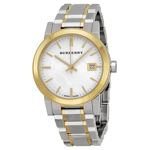 Burberry BURBERRY BU9115 WOMENS WATCH SILVER GOLD STRAP SILVER DIAL SILVER CASE 1