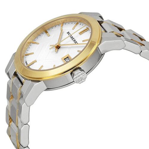 Burberry BURBERRY BU9115 WOMENS WATCH SILVER GOLD STRAP SILVER DIAL SILVER CASE 2