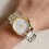 Burberry BURBERRY BU9115 WOMENS WATCH SILVER GOLD STRAP SILVER DIAL SILVER CASE 7