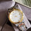 Burberry BURBERRY BU9115 WOMENS WATCH SILVER GOLD STRAP SILVER DIAL SILVER CASE 1