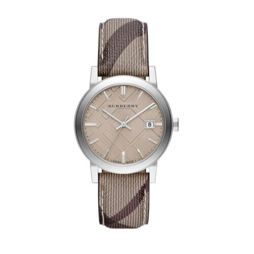 Burberry BURBERRY BU9118 WOMEN'S WATCH BROWN STRAP BROWN DIAL SILVER CASE 1