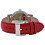 Burberry BURBERRY BU9129 WOMEN'S WATCH RED STRAP SILVER DIAL SILVER CASE 4