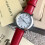 Burberry BURBERRY BU9129 WOMEN'S WATCH RED STRAP SILVER DIAL SILVER CASE 6