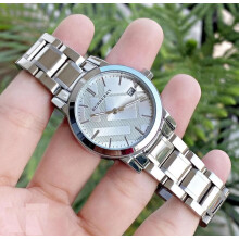 BURBERRY BU9143 WOMEN'S WATCH SILVER BRACELET SILVER DIAL SILVER CASE