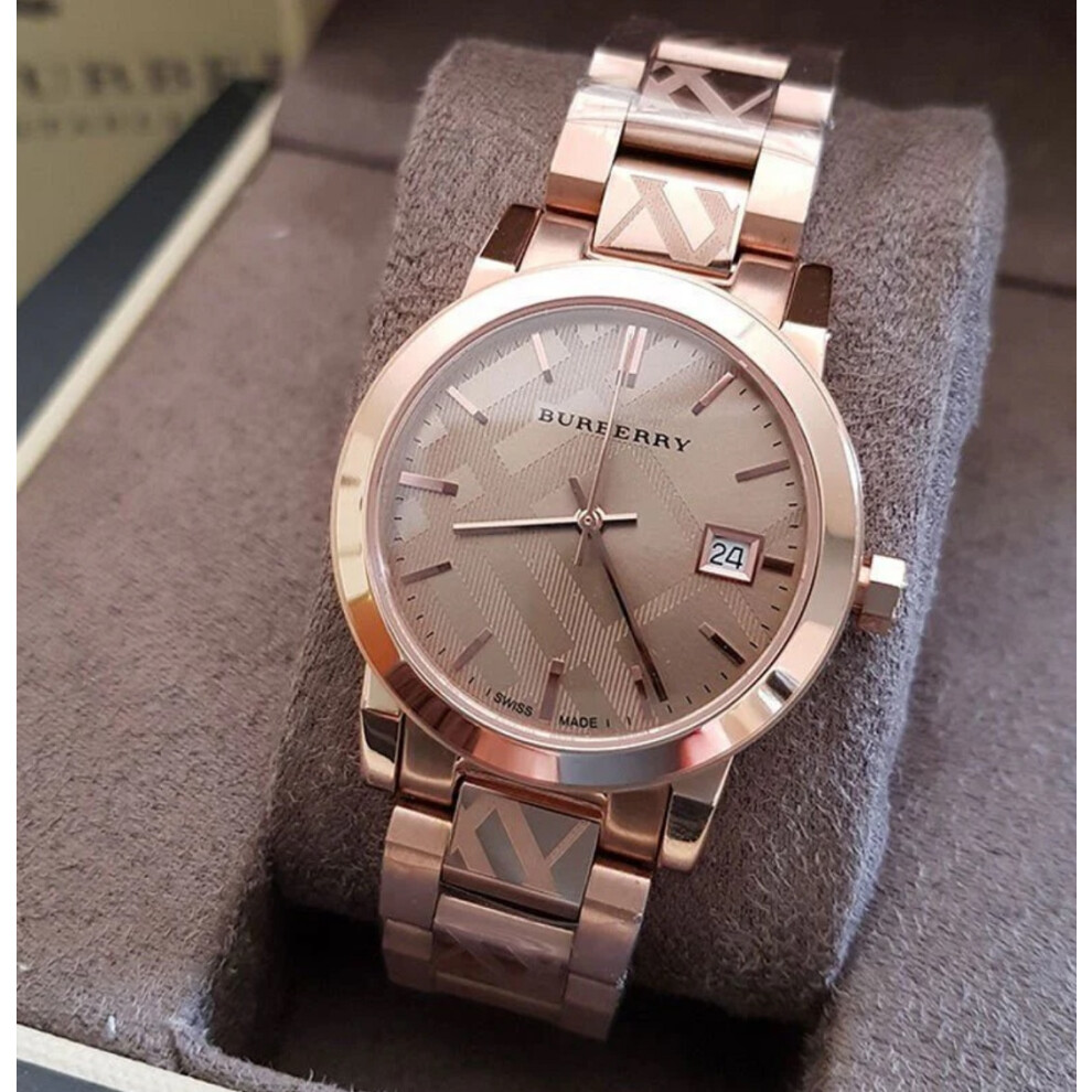 BURBERRY BU9146 WOMEN'S WATCH ROSE GOLD BRACELET ROSE GOLD DIAL