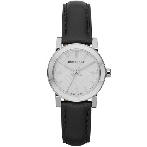 Burberry BURBERRY BU9206 WOMEN'S WATCH BLACK STRAP SILVER DIAL SILVER CASE 1