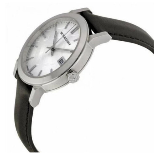 Burberry BURBERRY BU9206 WOMEN'S WATCH BLACK STRAP SILVER DIAL SILVER CASE 2