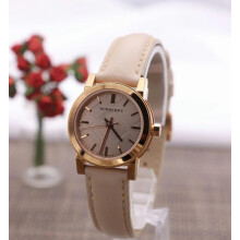 BURBERRY BU9210 WOMEN'S WATCH BEIGE STRAP BEIGE DIAL ROSE GOLD CASE
