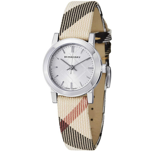 Burberry BURBERRY BU9212 WOMENS WATCH MULTICOLOUR STRAP SILVER DIAL SILVER CASE 1