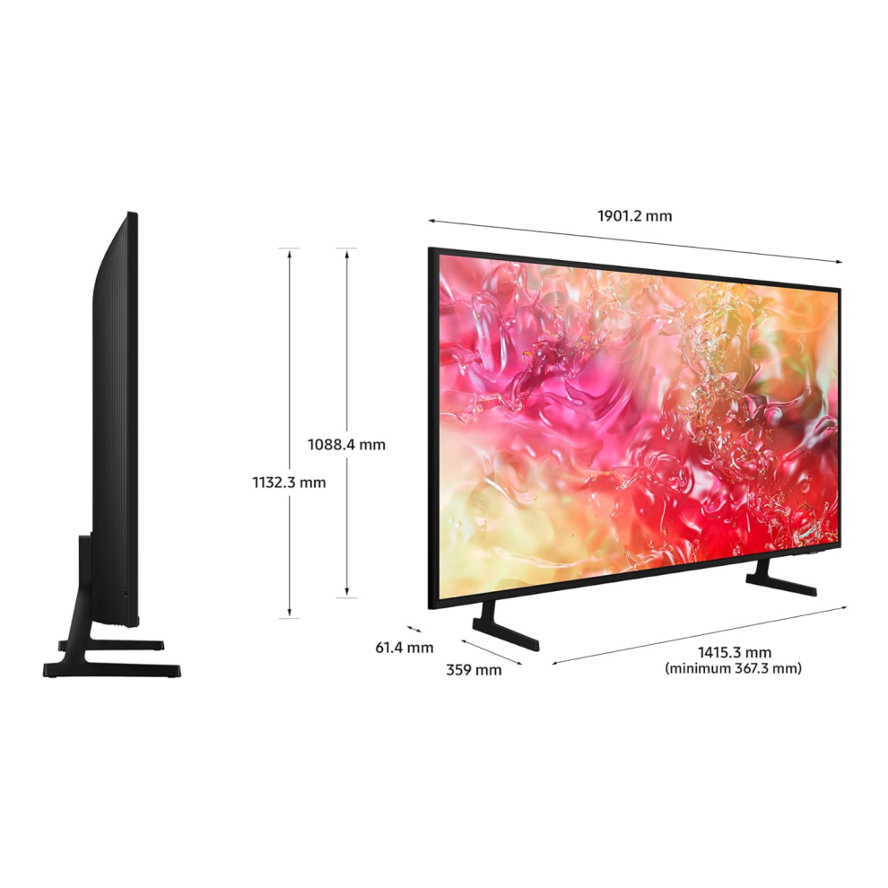 samsung-du7100-85--crystal-uhd-smarttv--with-crystal-processor-4k--purcolour--object-tracking-sound-lite--gaming-hub--smart-tv-powered-by-tizen