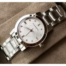 BURBERRY BU9213 WOMEN'S WATCH SILVER BRACELET SILVER DIAL SILVER CASE